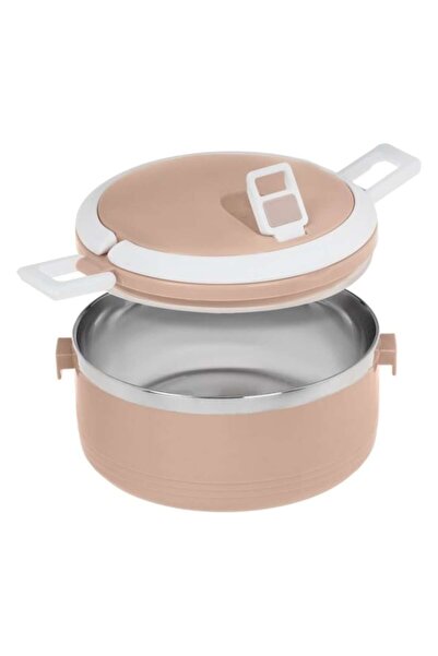 BREZIUM Thermal Food Container, 0.5 L, Pink, Stainless Steel