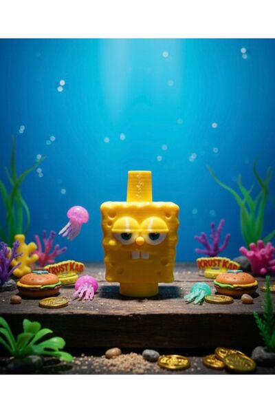 GoKa 3D Craft Figür Temalı Nargile Sipsisi - Model Sünger Figür - 7.5 cm - Ko...