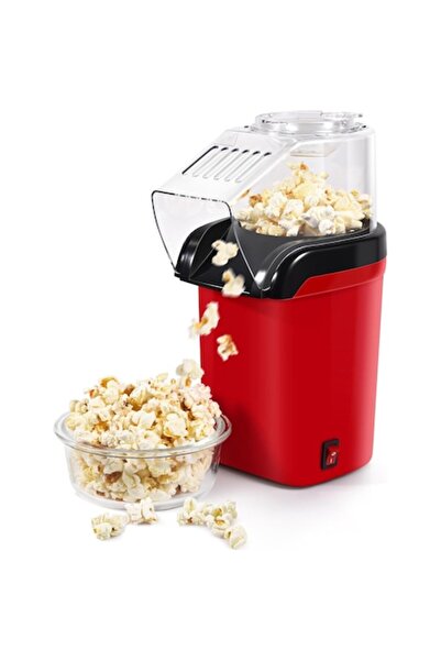 stuffix Oil-free Popcorn Maker , Ready in up to 3 min, 1200W, Grain Dispenser, Red