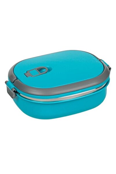 BREZIUM Thermal Food Container, 0.7L, Turquoise, Stainless Steel, Double Insulation