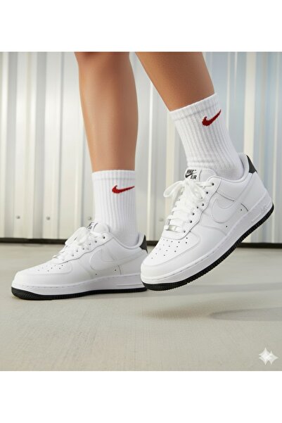 Nike Air Force 1 Lv8 1 Gs White Unisex Sneaker Sports Shoes (Sporti̇ks) Are Narrow Fit...