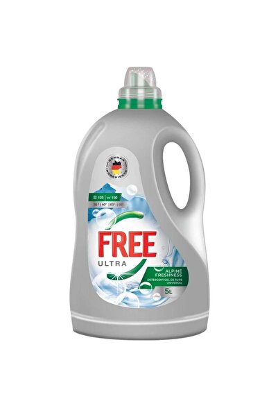 FREE Liquid laundry detergent, Ultra Free, alpine, 5 L, 125 washes