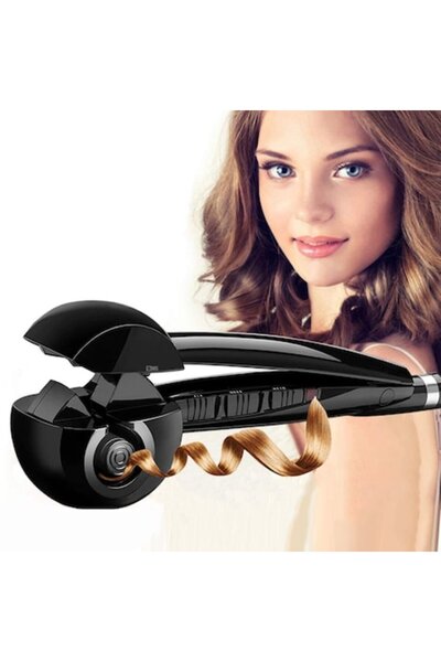 stuffix Automatic Hair Curler, Professional, Ceramic Coating, 3 Temperature Levels up to 230°C, Black
