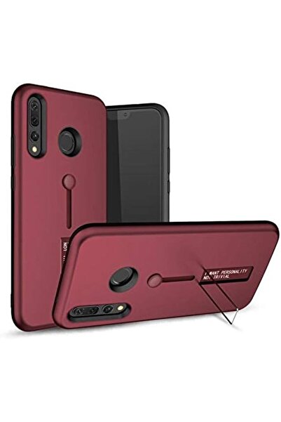 Other جراب واقٍ مع قبضة مدمجة وحامل لهاتف Samsung Galaxy M30 - كستنائي، بولي ...