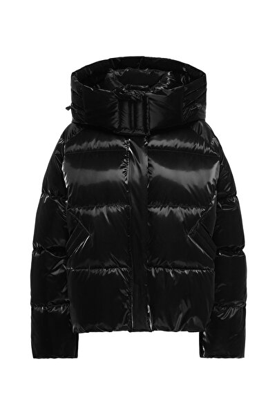 ONLY Siyah Kadın Mont ONLBERGEN LIFE OVERSIZED PUFFER OTW