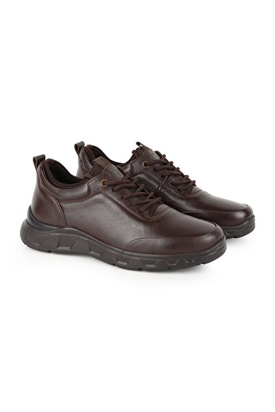 Libero L5702 Street Casual Leather Men's Shoes Brown