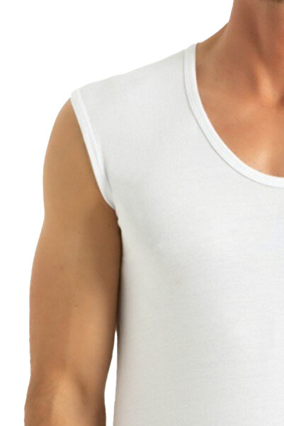 HRN Textile Bamboo Men's Zero Sleeve V-Neck Undershirt (Q-En 601)