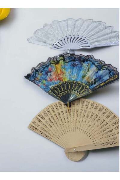 Gerenic مروحة يدوية نسائية