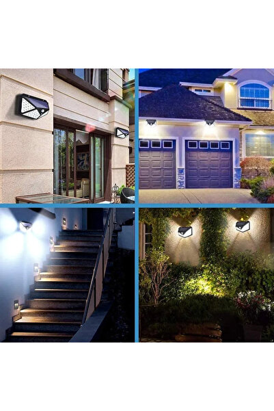 TrendyLux Outdoor solar lamp 100 LED, 270° angle + IP65 motion sensor