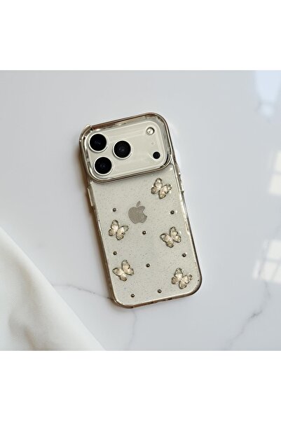 HYPERSOFT iPhone 13 Pro Max (6.7 Inch) Compatible Glitter Transparent Stone S...