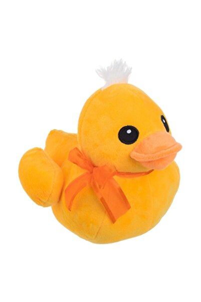 OEM Yellow Plush Duck with Orange Bow 20cm