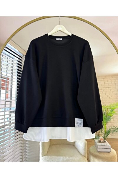 PALMİYE GİYİM Eteği Piliseli Rahat Tesettür Tunik