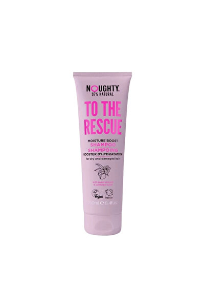 Noughty To The Rescue Moisture Boost Hydrating Shampoo, 97% Ingredients, Sulfate-Fre