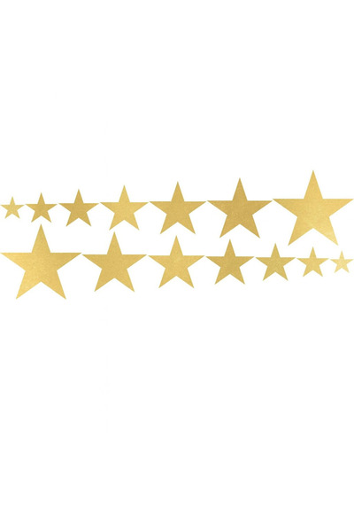 Kıvırcıkyoga Gold Star Series Stickers 50*20