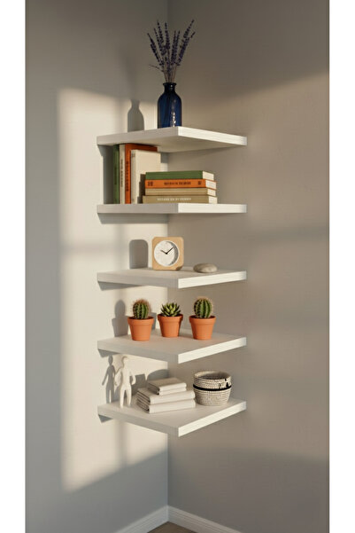 TRENDPİX Modern Fonksiyonel Kitaplık Vidasız montaj Şık Tasarım Dayanıklı Mal...