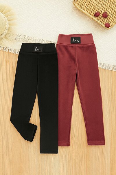 tunays shopping Girls' Velvet Tights Set of 2