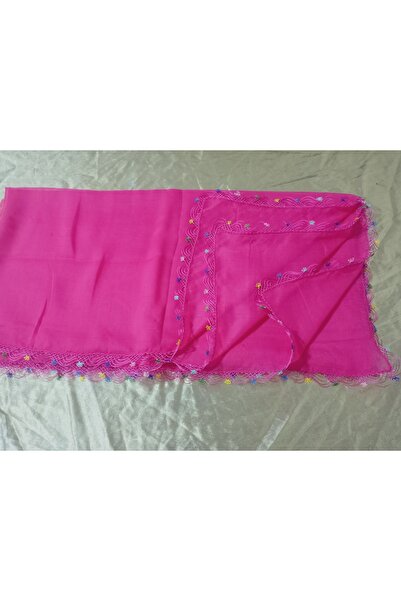 hoaryage Handmade Needlework Writing, Scarf, Yemeni, Mevlit Shawl, Headscarf with 4 Edges Embroidered