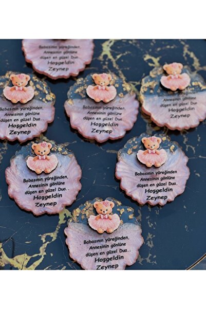 Hatıra Magnet kız bebek magneti hediyelik magnet 30 adet