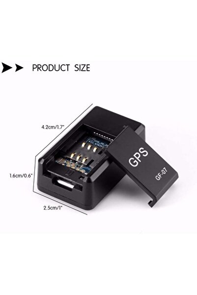 ELMHURST Mini GPS anti-loss tracker GF-22 with voice control, GSM mic, Nano SIM, WiFi, SOS button