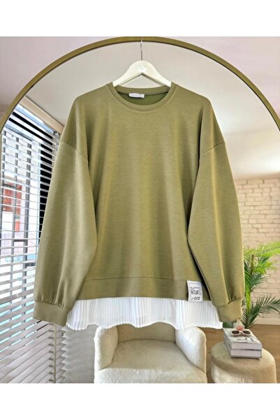 PALMİYE GİYİM Eteği Piliseli Rahat Tesettür Tunik