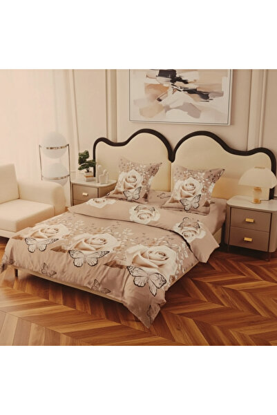 Casa Pucioasa 4-piece bedding set King-size Rose Beige (200 cm x 200-230 cm)