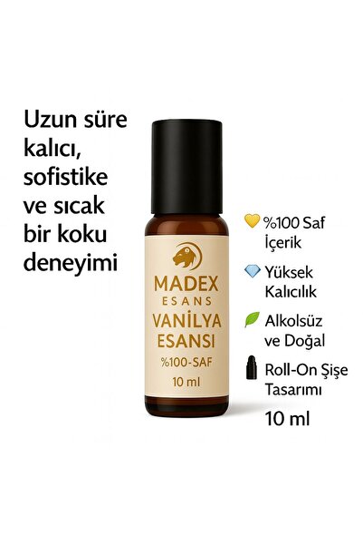 MADEX ESANS MADEX VANİLYA ESANSI DOĞAL ALKOLSÜZ İTHAL