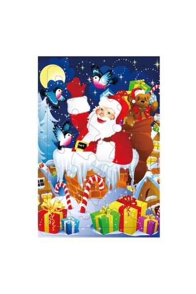 OEM Santa Claus in Fireplace Puzzle (24 pieces)