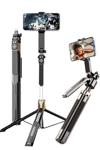 The Wlue Bluetooth Kumandalı 180cm Tripod Selfie Çubuğu / Go Pro Uyumlu / 360...