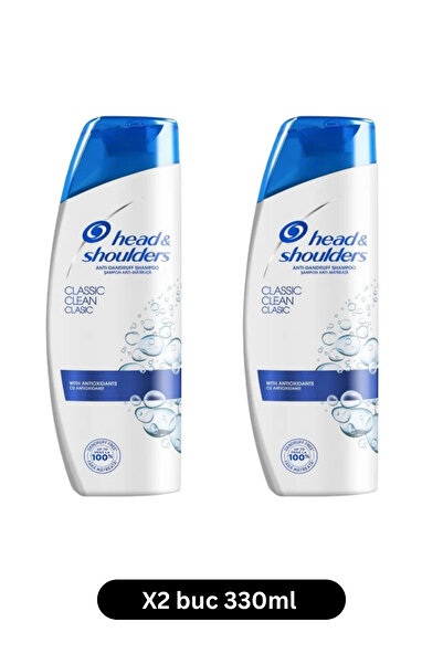 Head & Shoulders Șampon Head&Shoulders Classic Clean 330ml x2 bucăți (660ml în total)