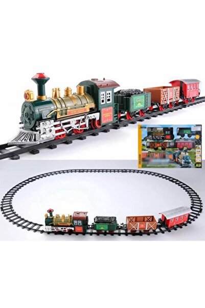 weirsuky Classic children's electric toy train set, 12 pcs, green