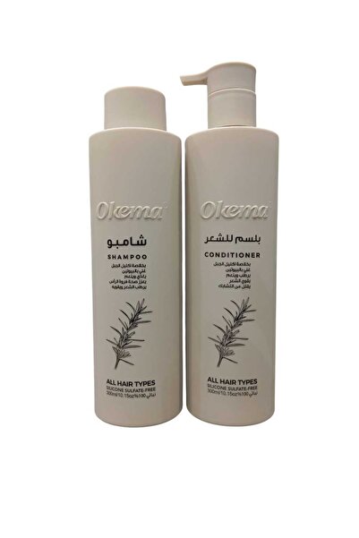 Okema 300ml Shampoo and 300ml Conditioner with Rosemary Extract and Biotin fo...