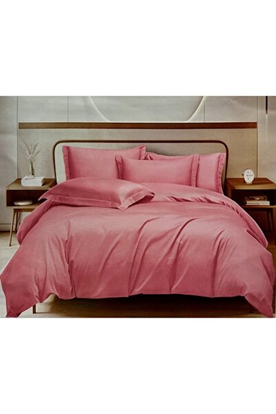 Pucioasa Cotton Finet King Size Deluxe Bed Linen, 2-person, 6-piece, Coral 230 x 250 cm