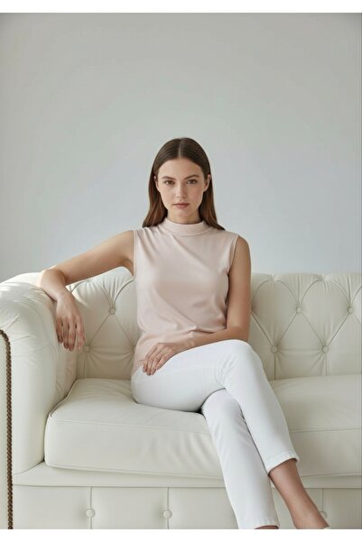 ENDAMIM 2 Pack Short Fishing Collar Combed Cotton Thin Soft Textured Lining / Underwear