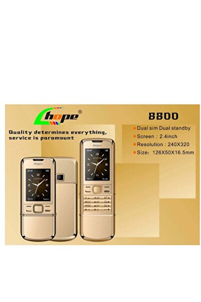 Hope Gold Luxury Slider Classic Mobile Phone