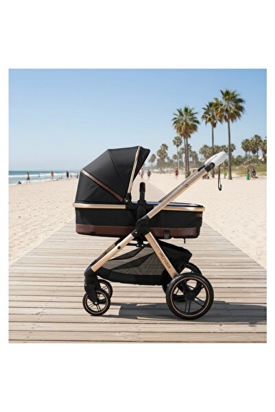 SPLENDOR Cărucior multifuncțional 2 în 1, suspensie, roți EVA, mâner reversib...