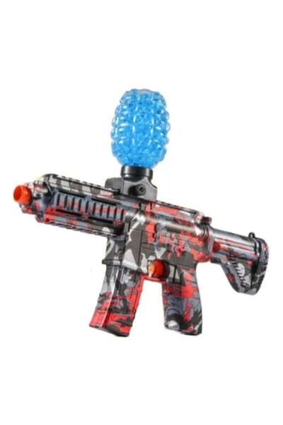 MASHASHOP Orbeez Toy Gun, Noise Suppressor, for Gel Beads, Orange/Black, 28 cm