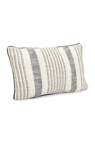 Bizzotto Set of 2 decorative cotton cushions blue beige Morgan 50x30 cm