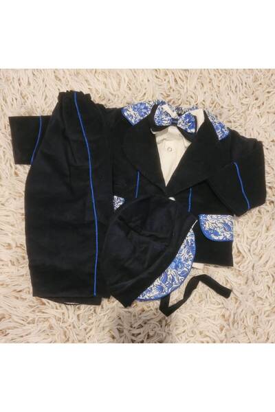 Handmade Minis Boutique Costum botez Handmade Minis Boutique, bleumarin