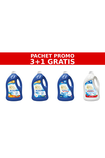 Schiuma di Marsiglia Pachet PROMO – Arancio e Narciso, Fiori Bianchi, Sgrassatore, Igienizant, 4x5L