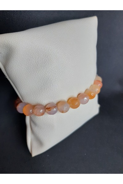 MRYart Beige Color Natural Stone Agate Stone Bracelet Unisex