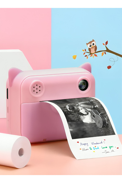 Generic Instant Print Camera for Kids – 12MP, 2.4 Includes 1 Rolls of Paper & Up to 32G Memory Card