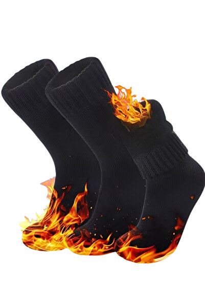 sebura Men's Thick Winter Thermal Socks Effective Against Cold Daily Warm Towel Socks