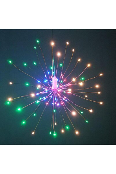 Produs Redus Instalație 5 Artificii Decorative Solare LED, 5 m, cu telecomand...