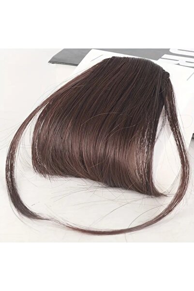 animis beauty Breton Maro Ciocolatiu, fibra sintetica cu aspect , cu clips