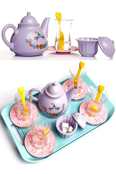 a v d a Tea Time Toy Tea Set with Thin-Waisted Tea Cup
