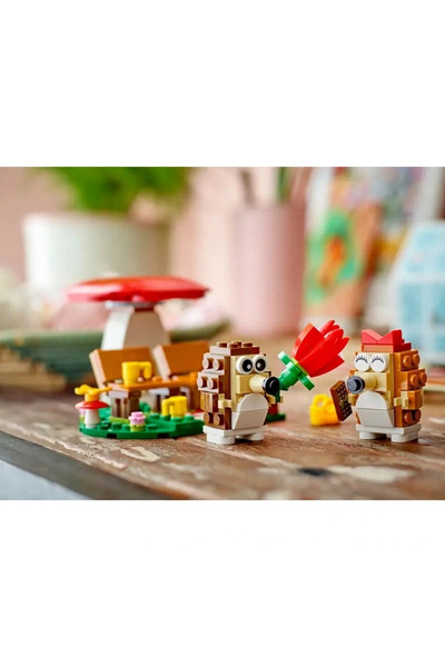 TOYFEST Hedgehog Picnic Bulusmasi Toy Set 40711 Cute Animal Making Staging Set for Children Premiumx