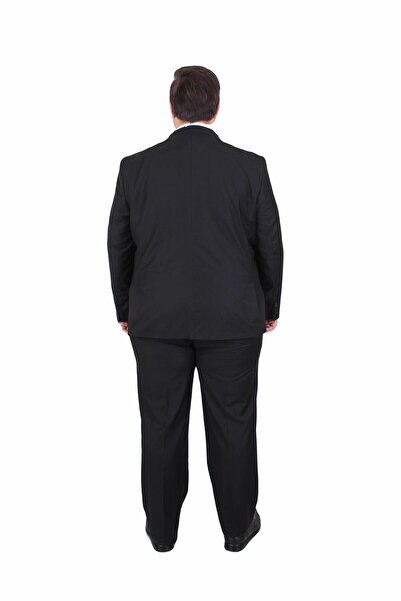 MocGrande Men's Plus Size 6 Drop Suit Paris 071010 Black