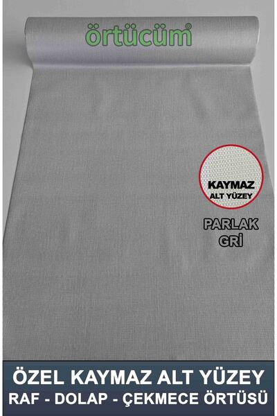 Örtücüm Dolap İçi Raf Örtüsü Buzdolabı Çekmece Çok Amaçlı Mutfak Parlak Kayma...