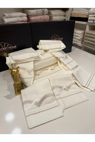 incisecrethome Cotton Satin 90 Thread King Size (240X230) Double Duvet Cover Set – 1St. Classroom Embroidered