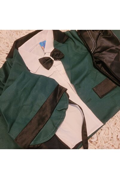 Handmade Minis Boutique Handmade Minis Boutique Christening Suit, green, 3-6 months